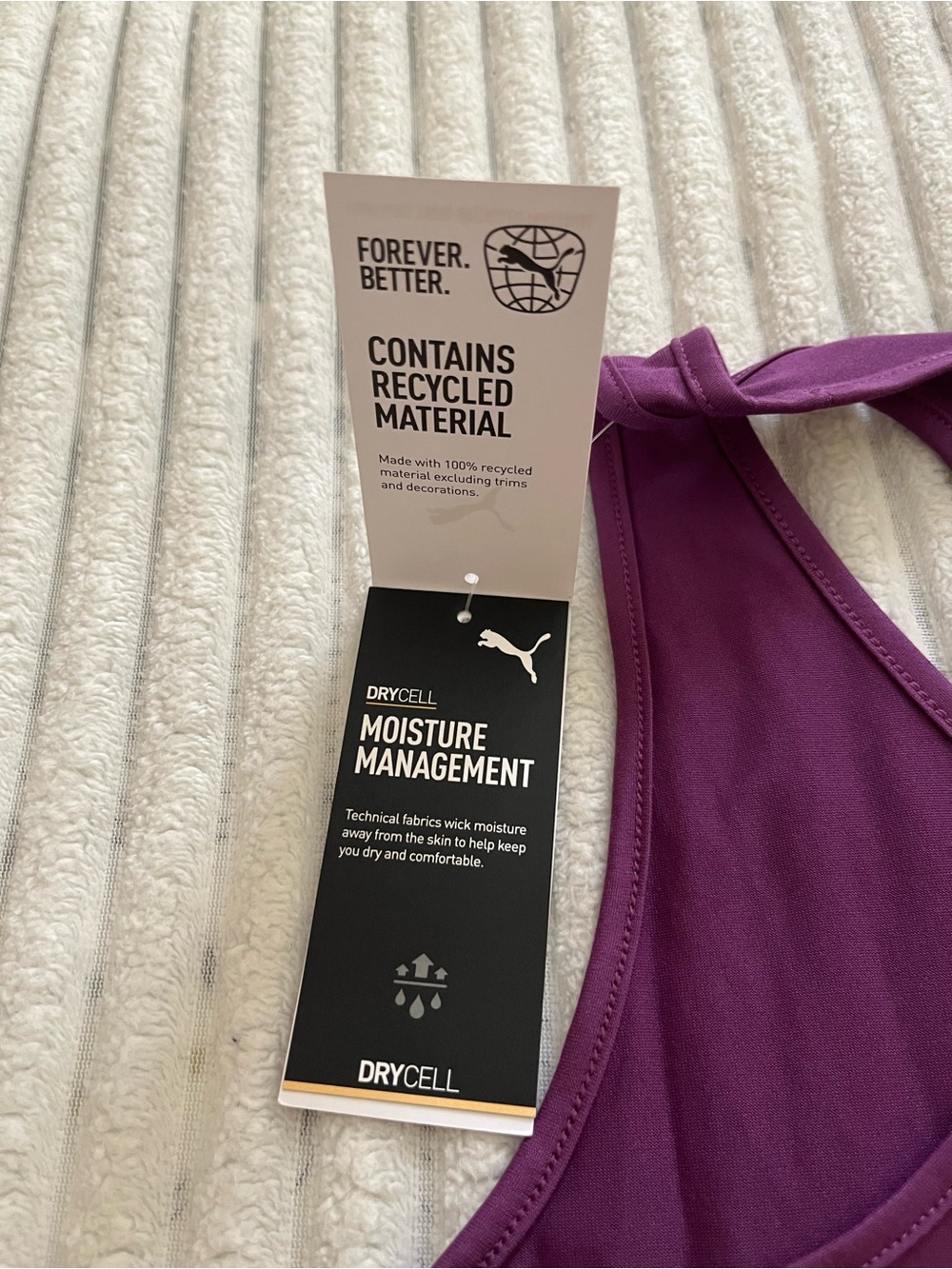 Puma Purple Racerback Tank - Picture 8 of 10